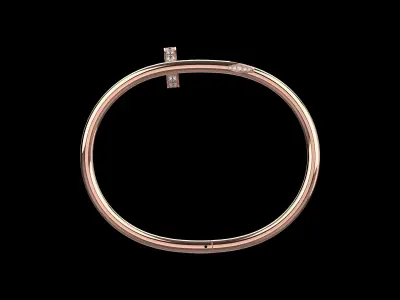 Juste un clou Bracelet 18 Size with Gems N86 3D print model