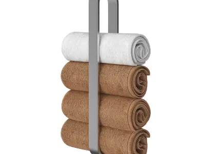 Towels Rolls 3D model