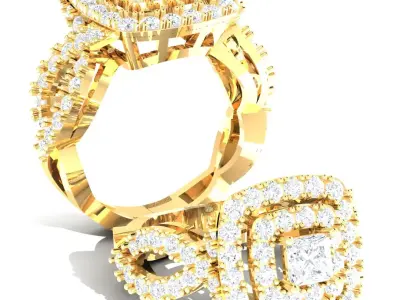 Regal Halo Ring 3D print model