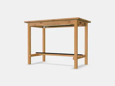 NORDVIKEN Bar table 1 Low-poly 3D model