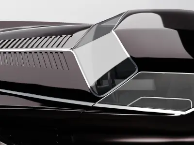 1977 Pontiac Phantom Madame X  Concept  3D model