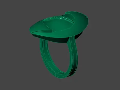 Plain Ring Women Ready STL 3DM Models Womens Rings 3D models 3D print model 74