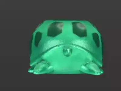 Cute Turtle - 3D Printable Toy Figure  3D print model