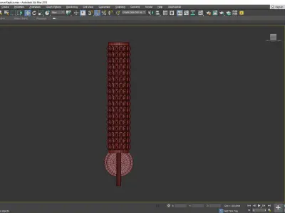 MONK LUXURY BRASS WALL Low-poly 3D model