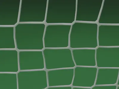 Soccer Football Goal Low-poly 3D model