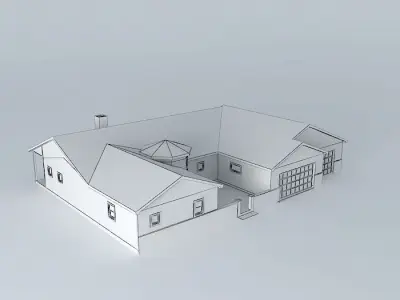 Tower House Free 3D model