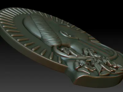 St Anthony of Padua 3D print model