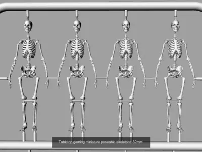 Fallout Wasteland Warfare Tabletop Gaming Decoration 3D Model Collection