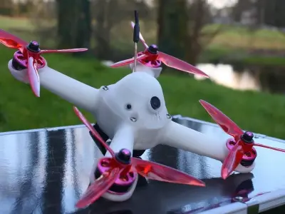 3D195 - Racing quadcopter 3D print model