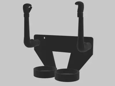Boxing gloves holder 3D print model