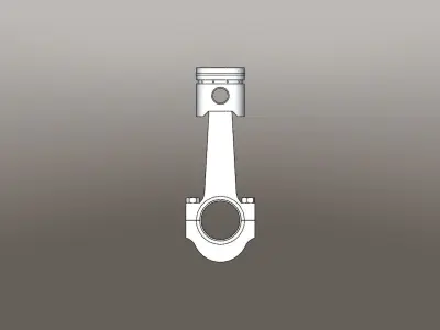 piston assembly 3D model