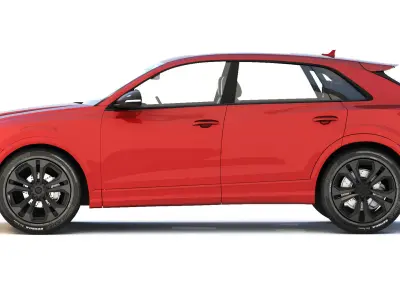 Audi Q8 RS 2020 3D model purchase