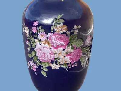 Porcelain Vase Fiona-1 Low-poly 3D model