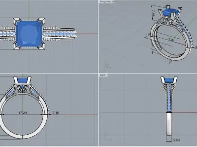 ring code 86 3D print model