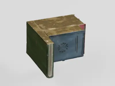 Wooden Ornament Bookend 3D scan PBR 4K textures 3D model