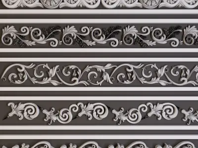 Ornament Trim Vol 02 3D model