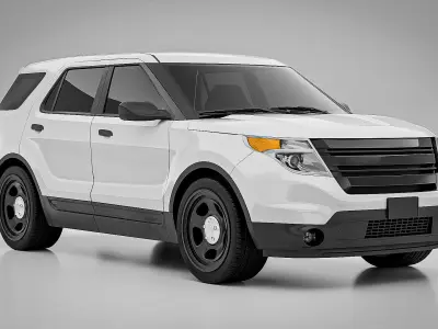 American SUV Car 3D model