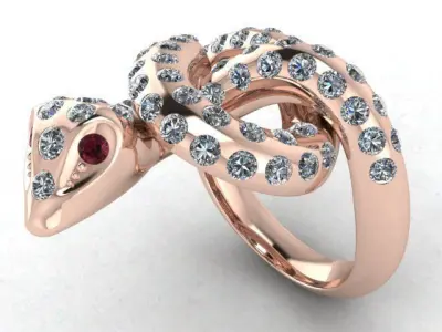 cute ring 10 3D print model