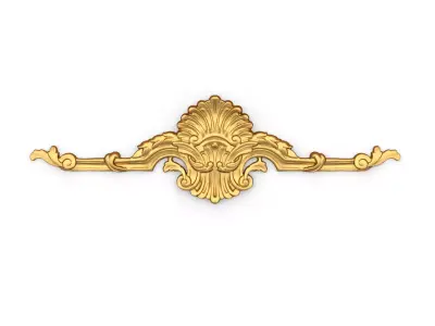 Classic decor ornament carved 78 3D model