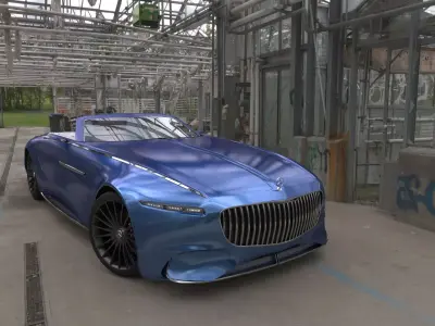 Mercedes Maybach Vision 6 2018 3D model
