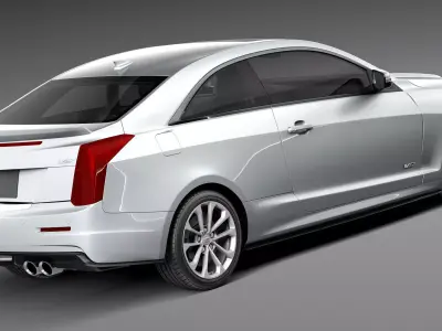 Cadillac ATS-V Coupe 2016 3D model