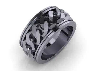 fashion rings 03 3D print model