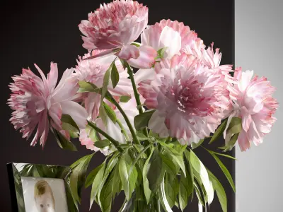 Flower Vase Set 3D model