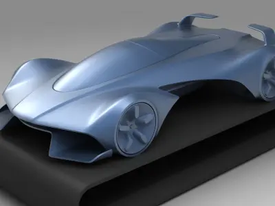 Hypercar Model 1v1  3D print model
