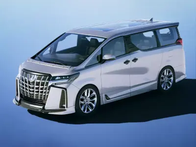 Toyota Alphard Executive Lounge 2019 3D model