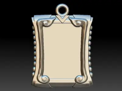 tiger for jewelry pendant 3D print model