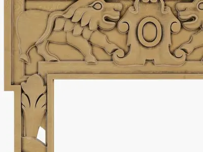 Gothic frame cnc 3D model