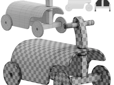 Kids toys Nyles Ride On CLEARANCE Low-poly 3D model