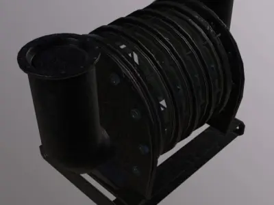  Fluid Converter Low-poly 3D model