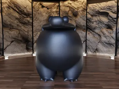 Crocodile Alligator Creature Figure Fan Art Toy  3D print model