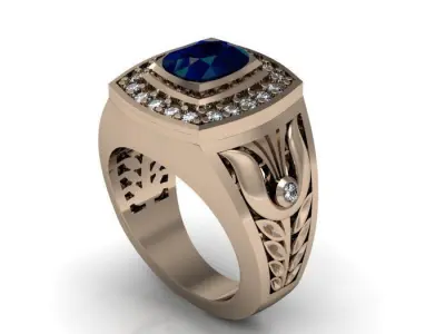 man ring 3D print model