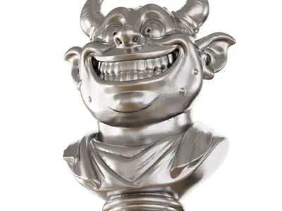 Charming monster sculpture 3D model