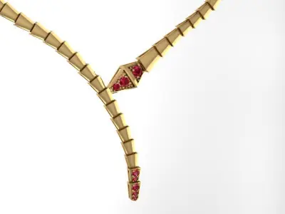 BVLGARI Light Serphenti Necklace 3D print model