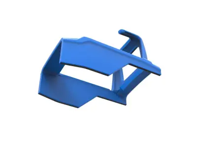 Shell of Vintage Supermodified stock car Version 2 Scale 1 to 25 3D print model