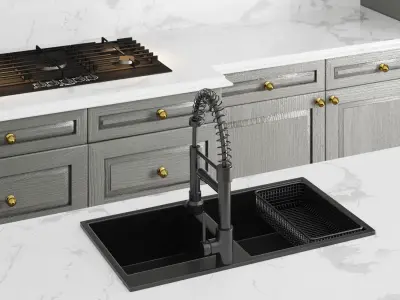 Classic Kitchen 001 3D model