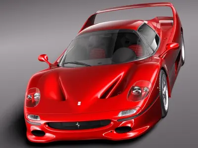 ferrari f50 3D model