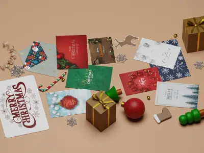 Christmas Decoration Set 3D model