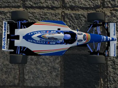 F1 Williams FW16 Low-poly 3D model