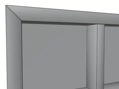 Wall decoration of paintings HG2 3D model