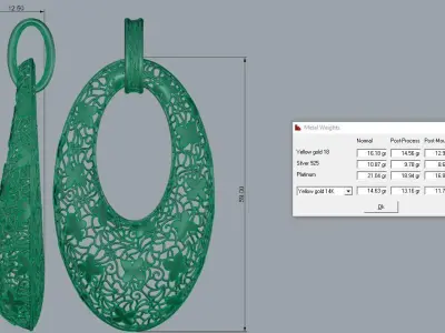 Ultra Vision Pendant  3D print model 2
