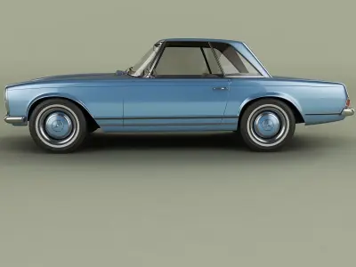 Mercedes 230SL Pagoda 3D model