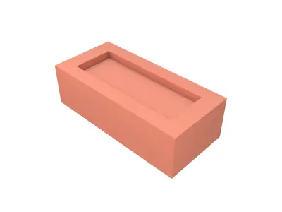Lowpoly Bricks v1 001 Low-poly 3D model