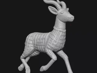 antelope 3D print model