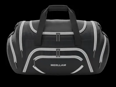 Sports Bag Low-poly 3D model