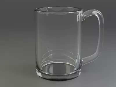 Glass pitcher Free 3D model