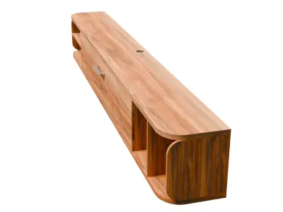 Floating Tv shelf 4 3D model
